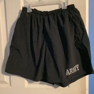 Men’s Black ARMY Shorts Size L